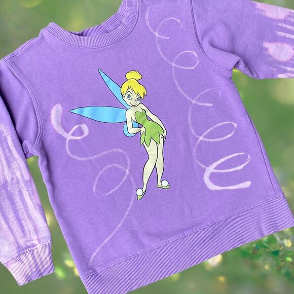 Disney Store Exclusive Tinker Bell Sweatshirt Top Kids Sz S (5/6) - Picture 5 of 9